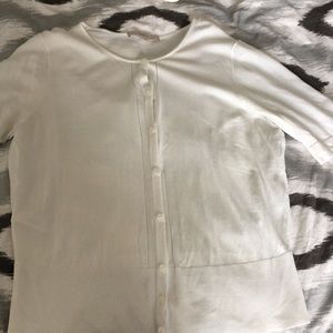 Loft short sleeve button cardigan